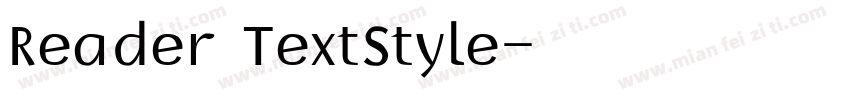 Reader TextStyle字体转换